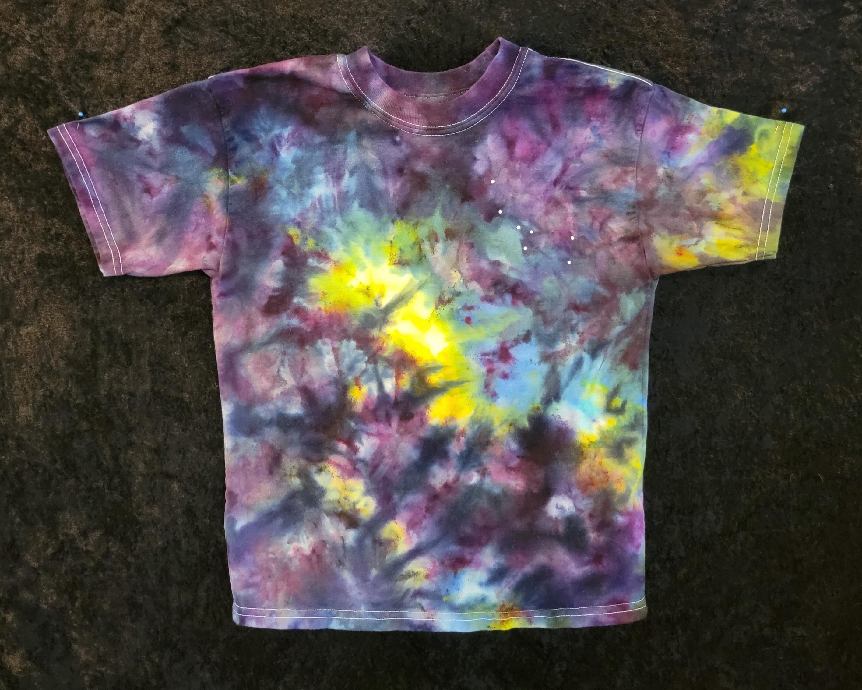 Youth (Size S) T-shirt - Nebula/Galaxy with Little Dipper constellation