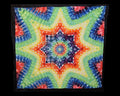 Rainbow Mandala Tapestry - 53" x 56"