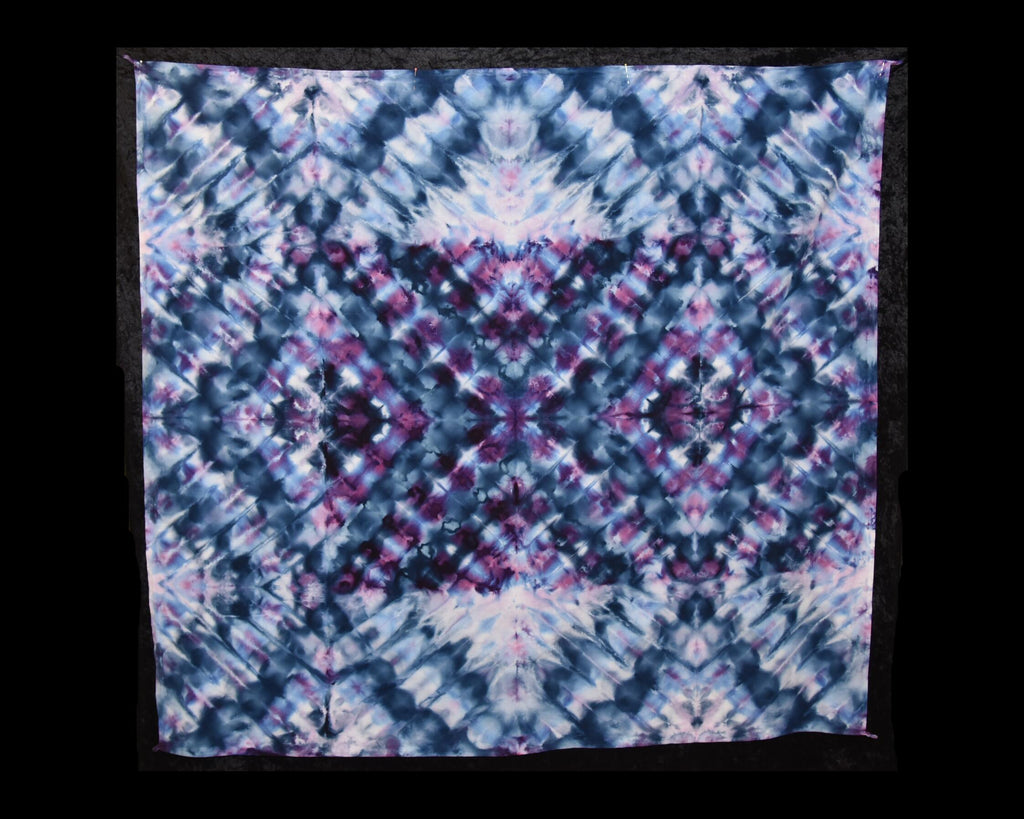 Purple Geometric Tapestry - 53" x 56"