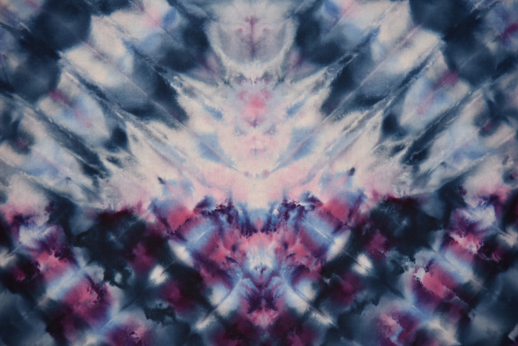 Purple Geometric Tapestry - 53" x 56"