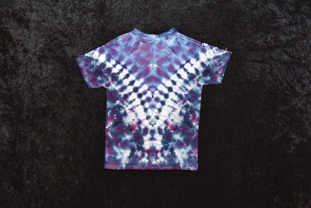 Youth (Size XS) T-shirt - Purple and Blue "V"