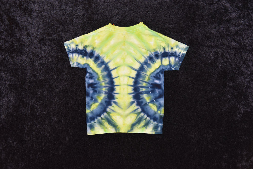 Youth (Size XS) T-shirt - Green & Blue