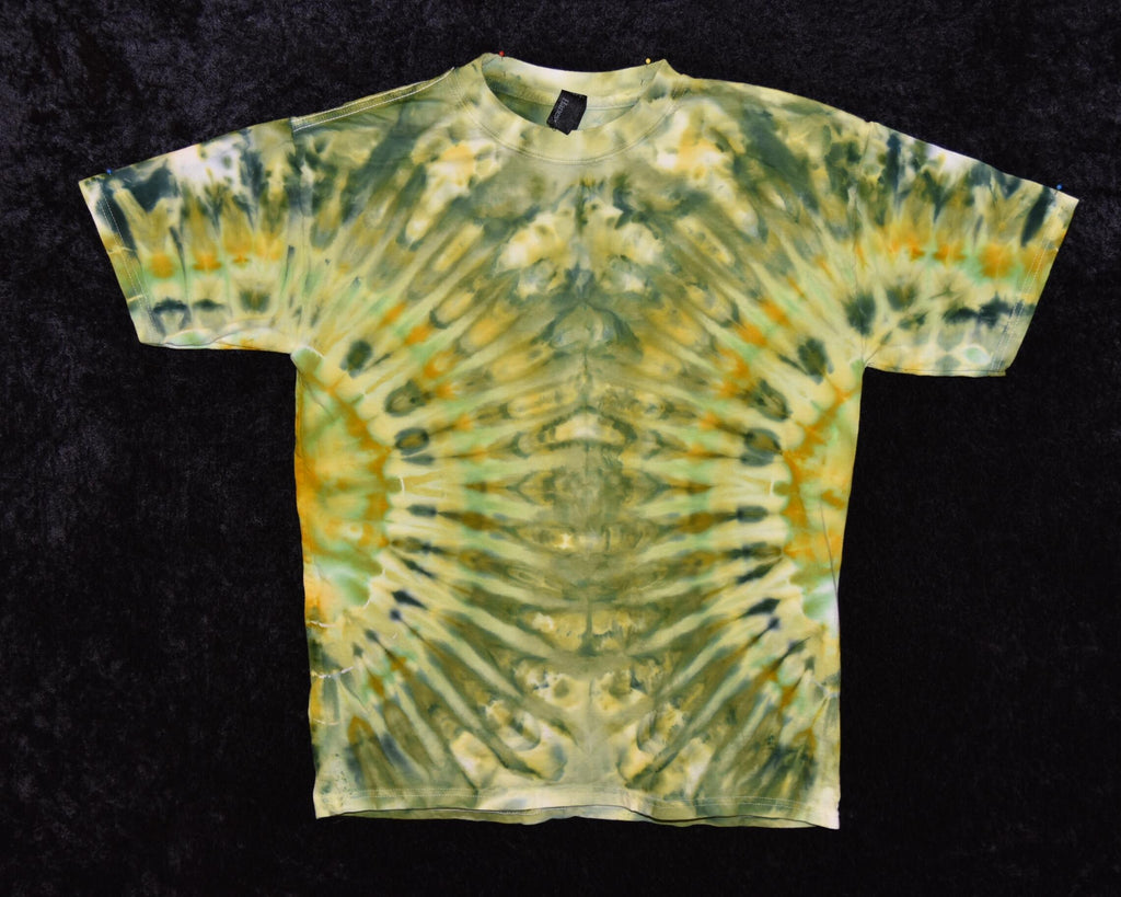 Youth (Size XL) T-shirt - Green & Orange