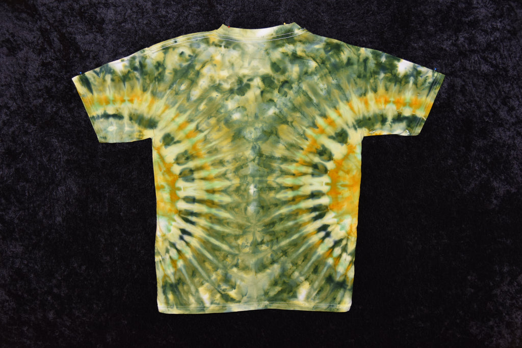 Youth (Size XL) T-shirt - Green & Orange
