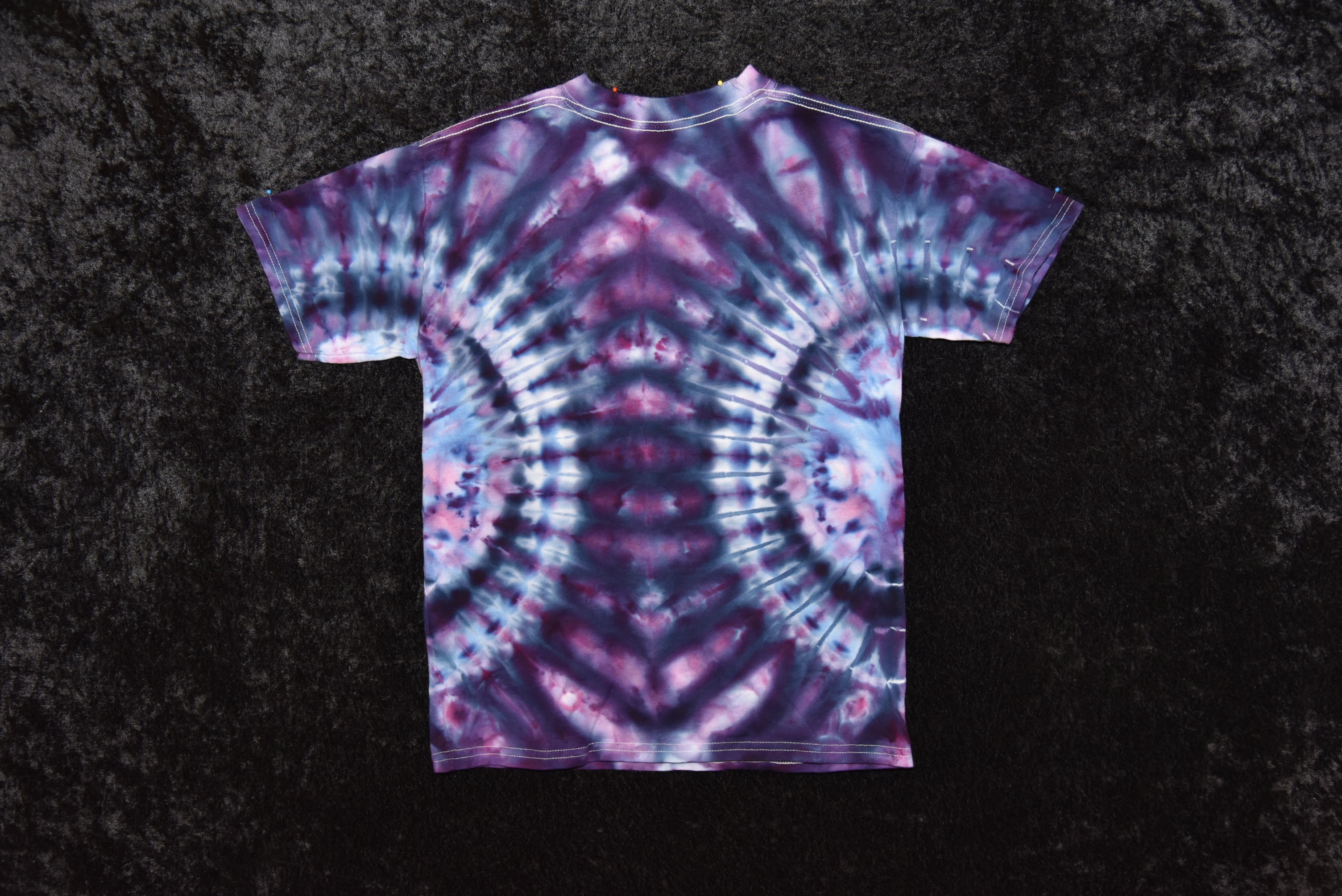 Youth (Size L) T-shirt - Purple, Blue, Pink