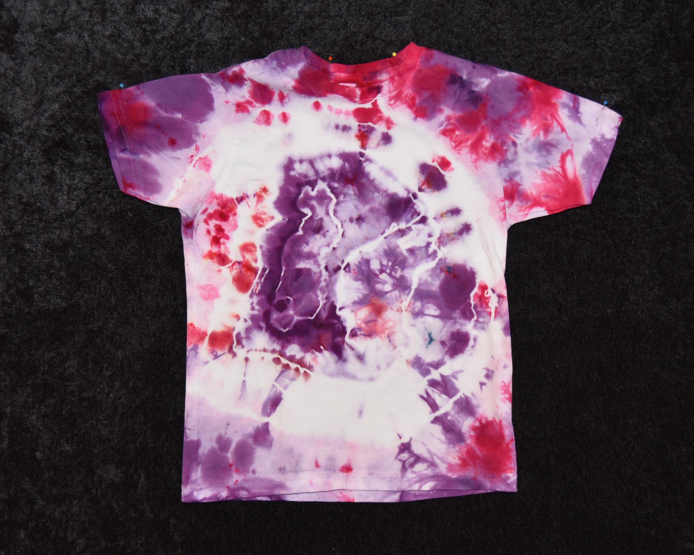 Toddler (Size 5/6) T-shirt - Pink & Purple Geode