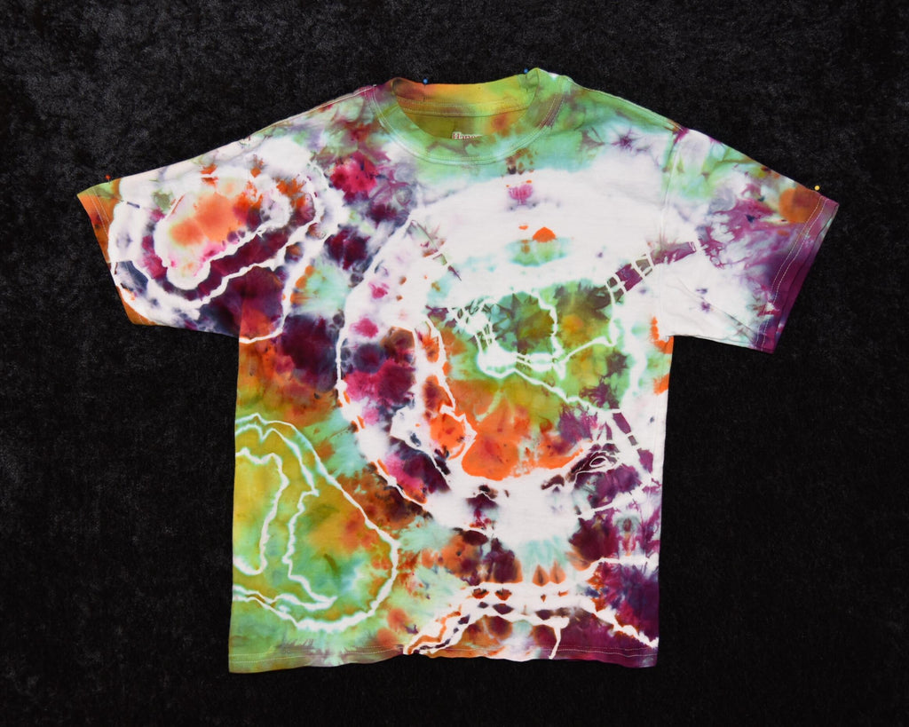 Youth (Size S) T-shirt - Green Geode