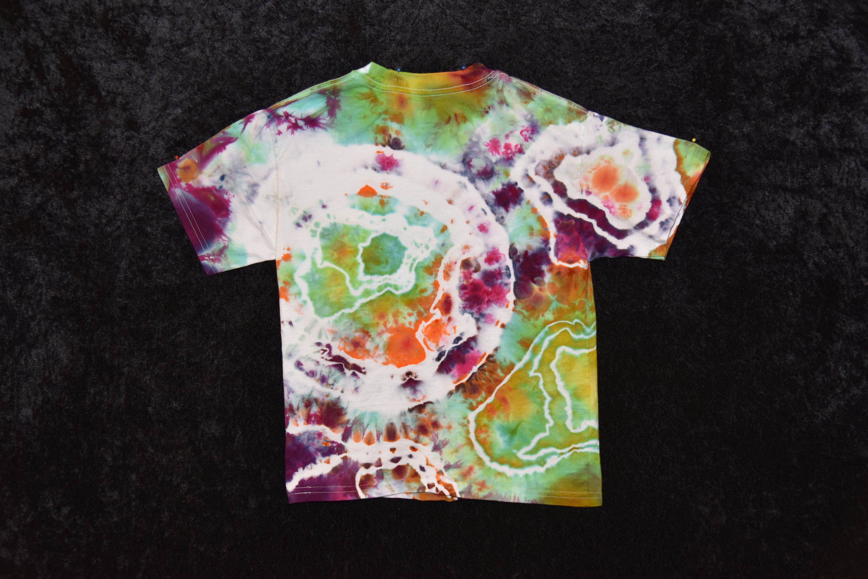 Youth (Size S) T-shirt - Green Geode