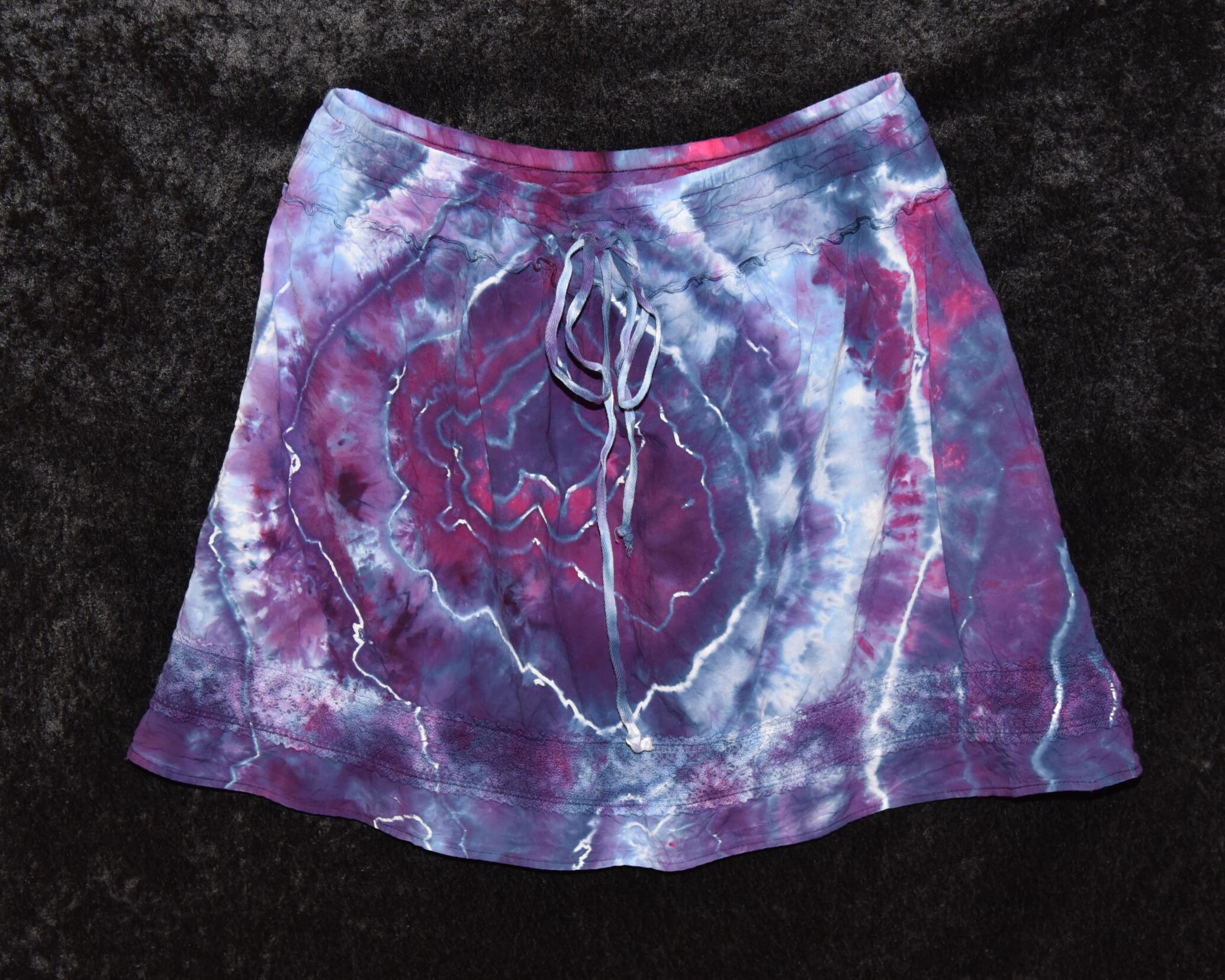 L - Purple Geode Mini Skirt