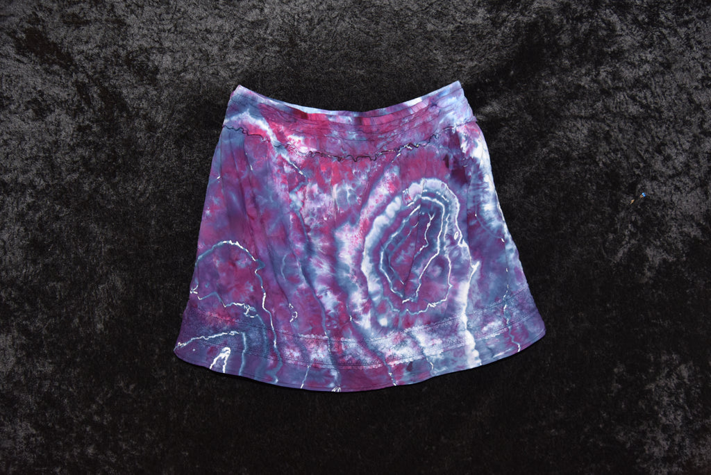 L - Purple Geode Mini Skirt