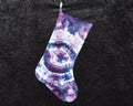 Christmas Stocking - Purple Blue Geode