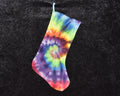 Christmas Stocking - Rainbow Spiral