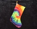 Christmas Stocking - Rainbow Spiral