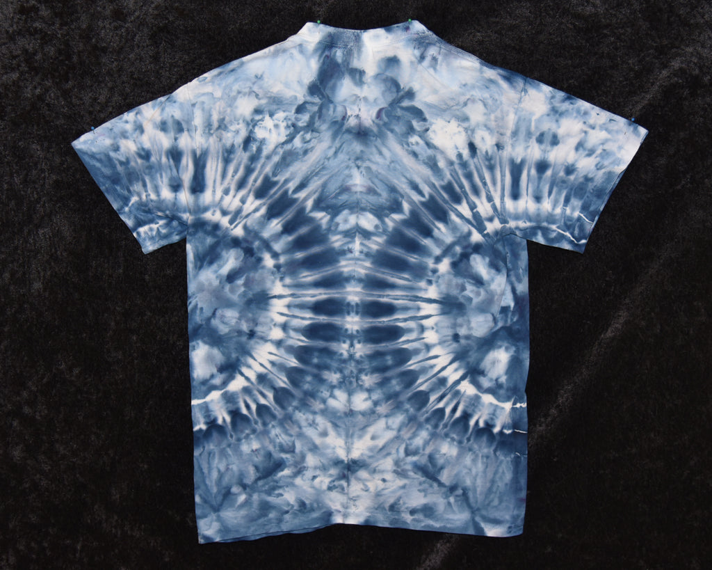 S (small - Adult) - T-Shirt - Blue side arcs