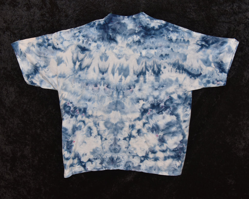 3XL (adult) - T-Shirt - Blue Peace Sign