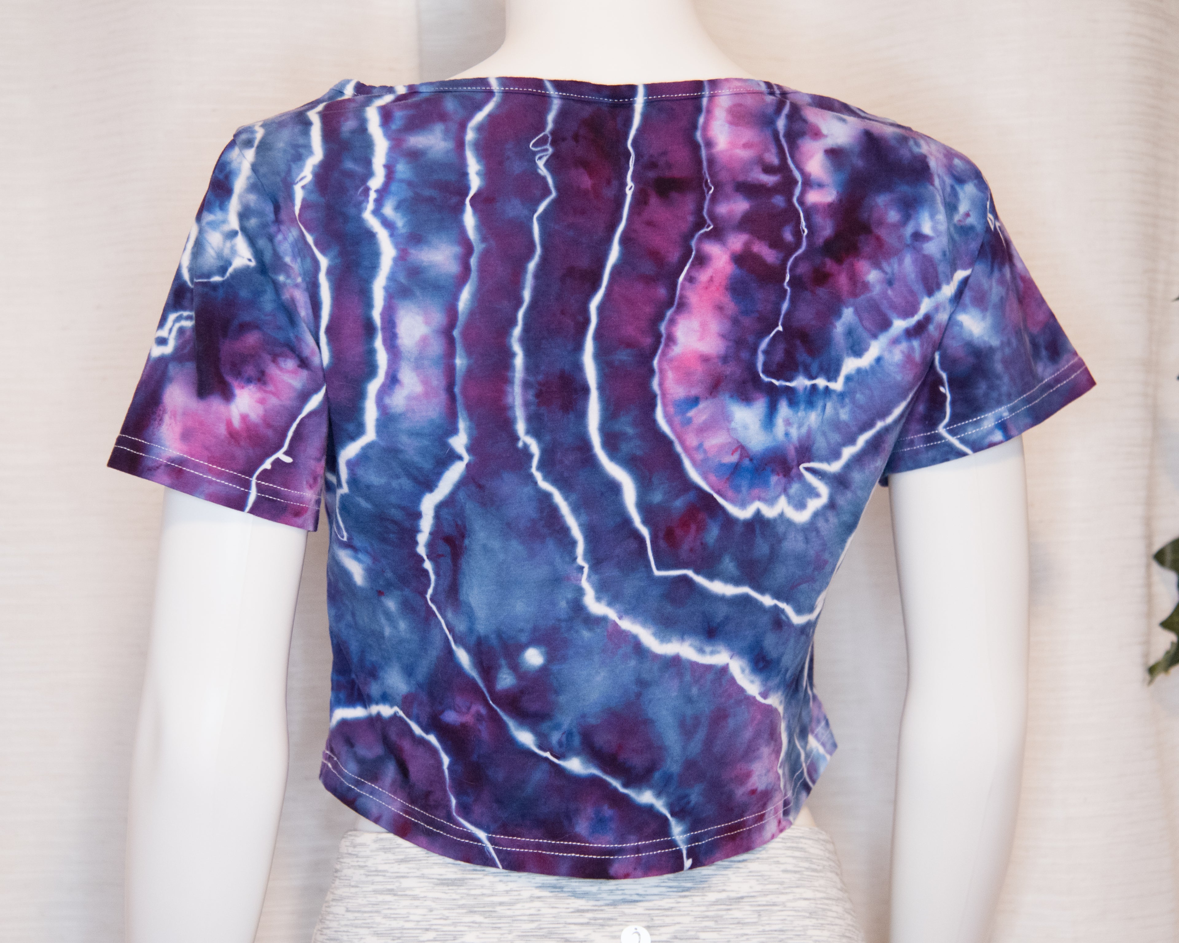 Crop Top - 2XL - Purple, Blue