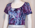 Crop Top - 2XL - Purple, Blue