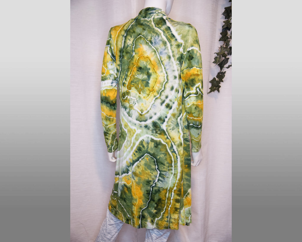 Duster - Small - Green Yellow Geode