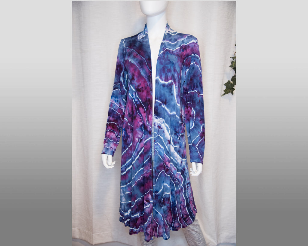 Duster - XXXL - Purple, Blue Geode