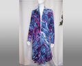 Duster - XXXL - Purple, Blue Geode