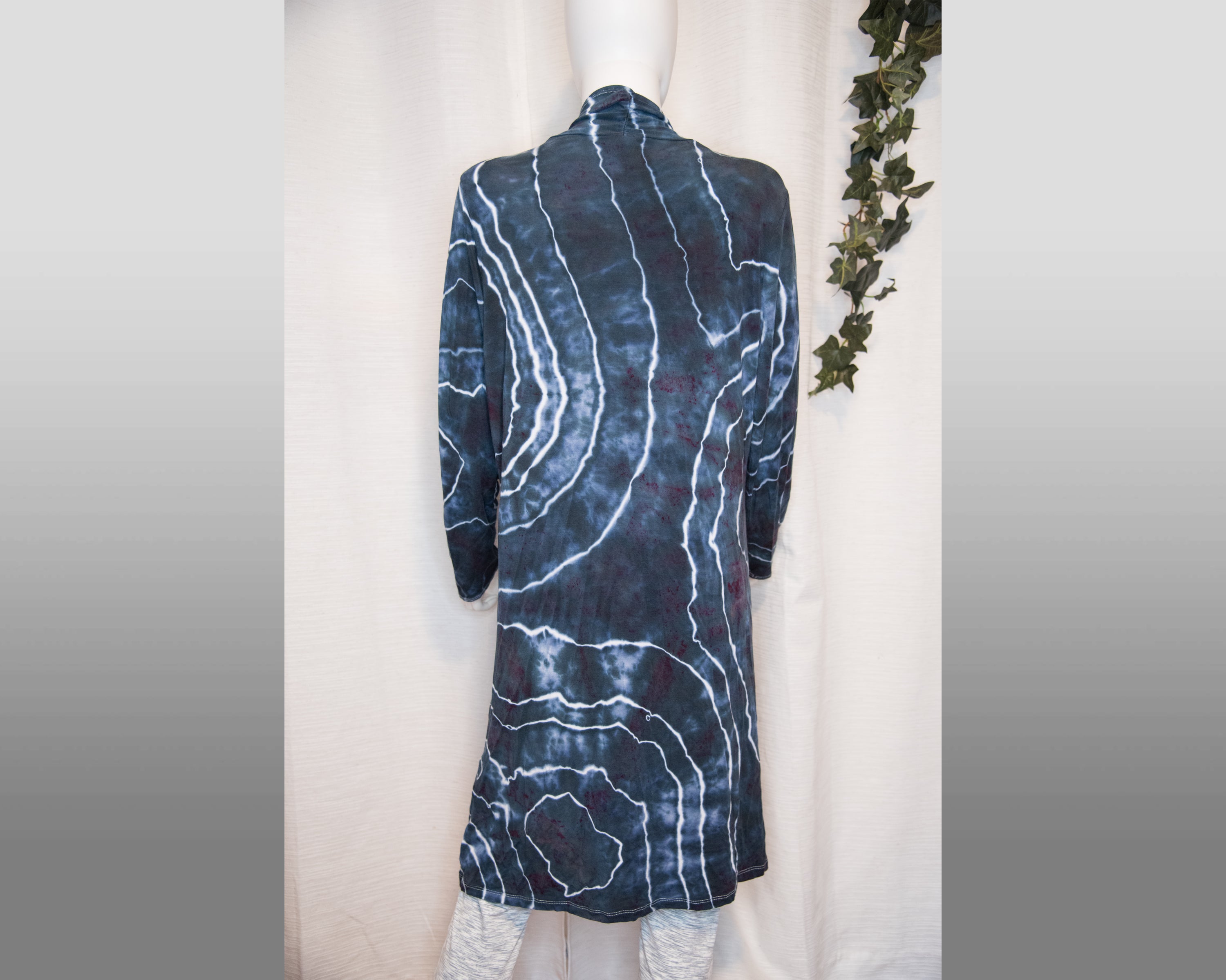 Duster - XXXL - Black, Dark Gray Geode