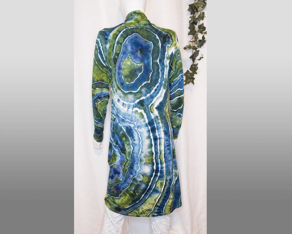 Duster - Medium - Blue, Green Geode