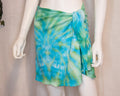 Short Beach Sarong - Green, Blue