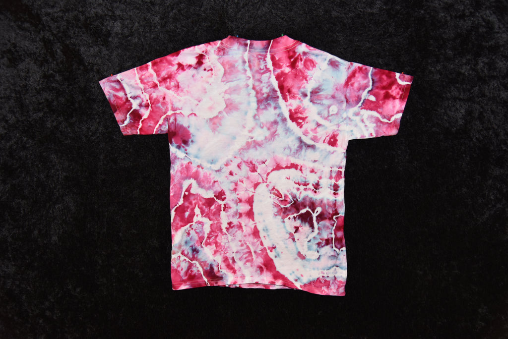 Youth (Size M) T-shirt - Pink, Purple, Blue Geode