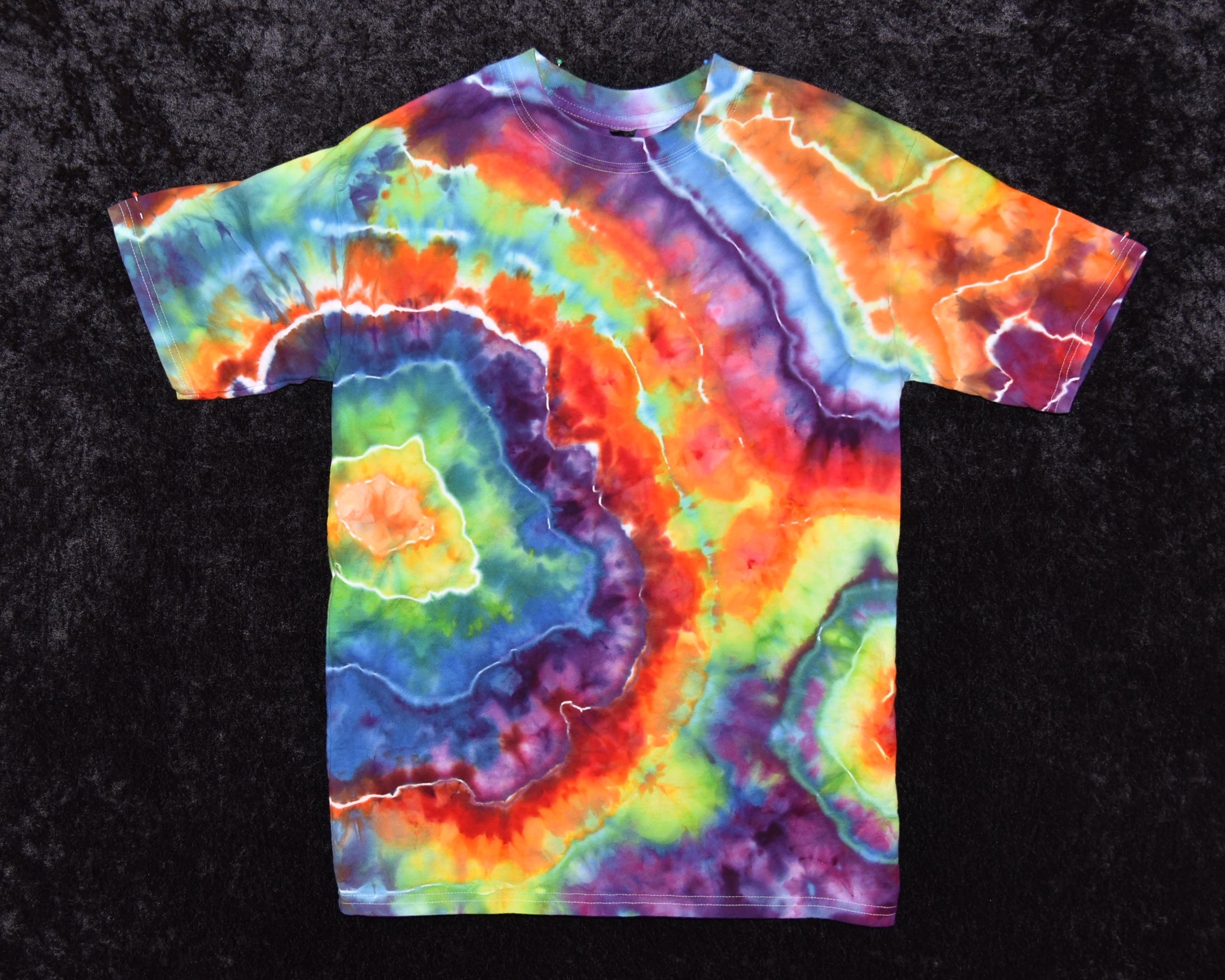Youth (Size XL) T-shirt - Rainbow Geode