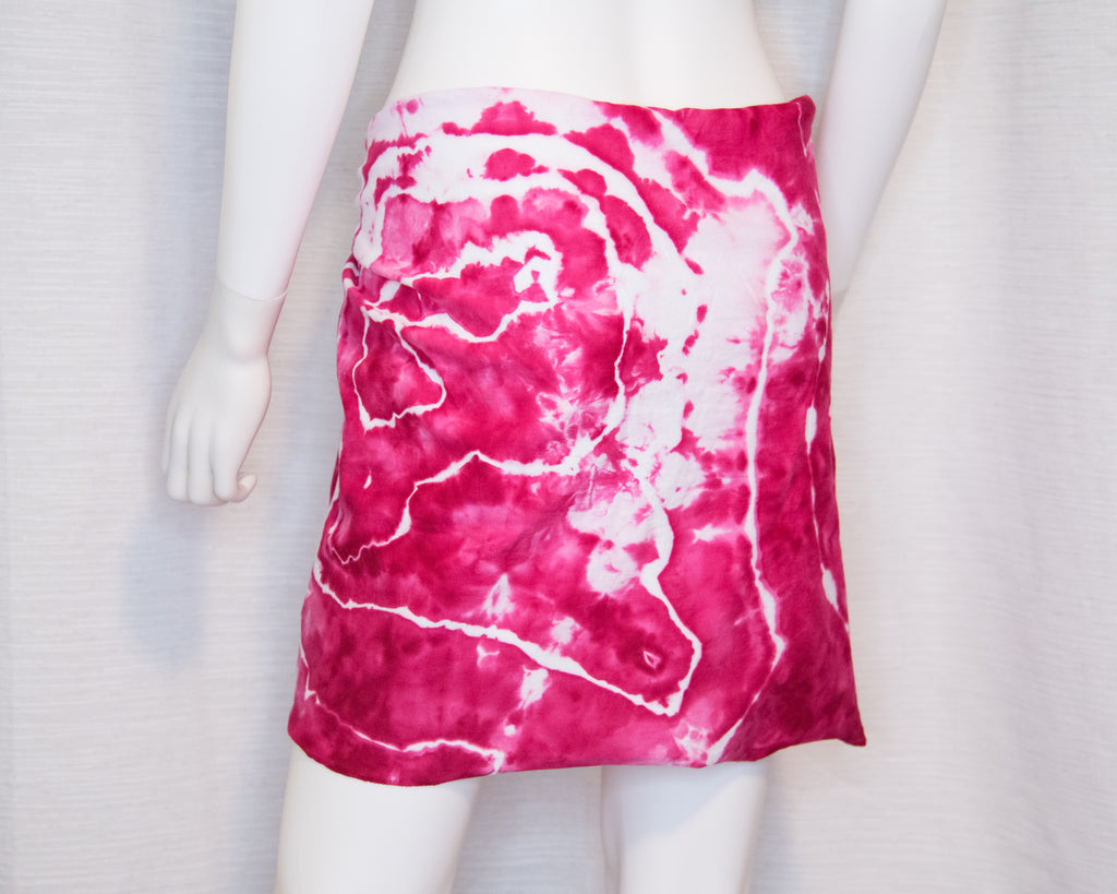 Short Beach Sarong - Fuchsia Red