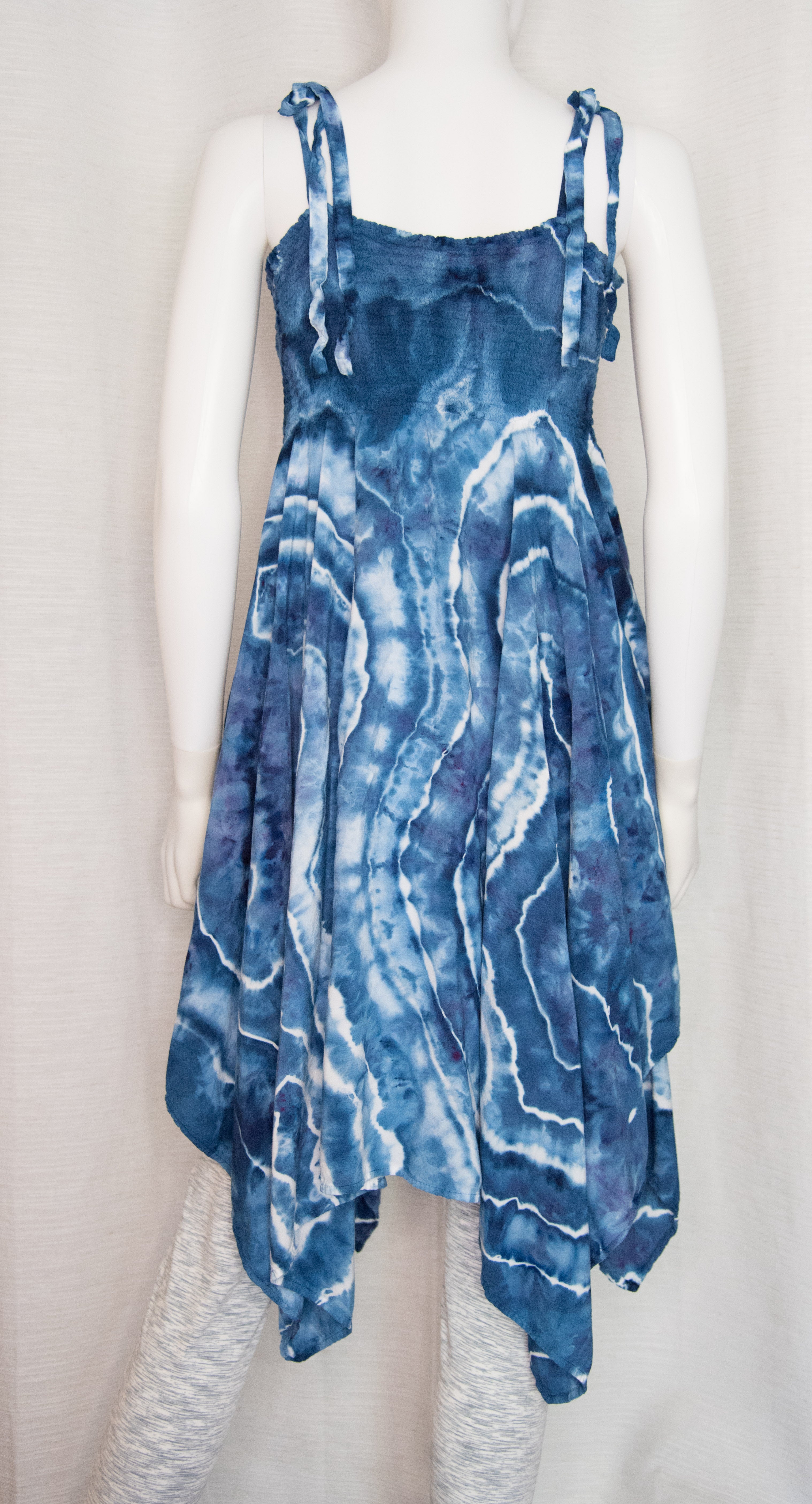 XL - Women's Festival Skirt/Dress - Blue Geode