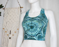 Racer-back Crop Top - S - Mandala