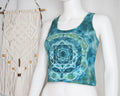 Racer-back Crop Top - XL - Mandala