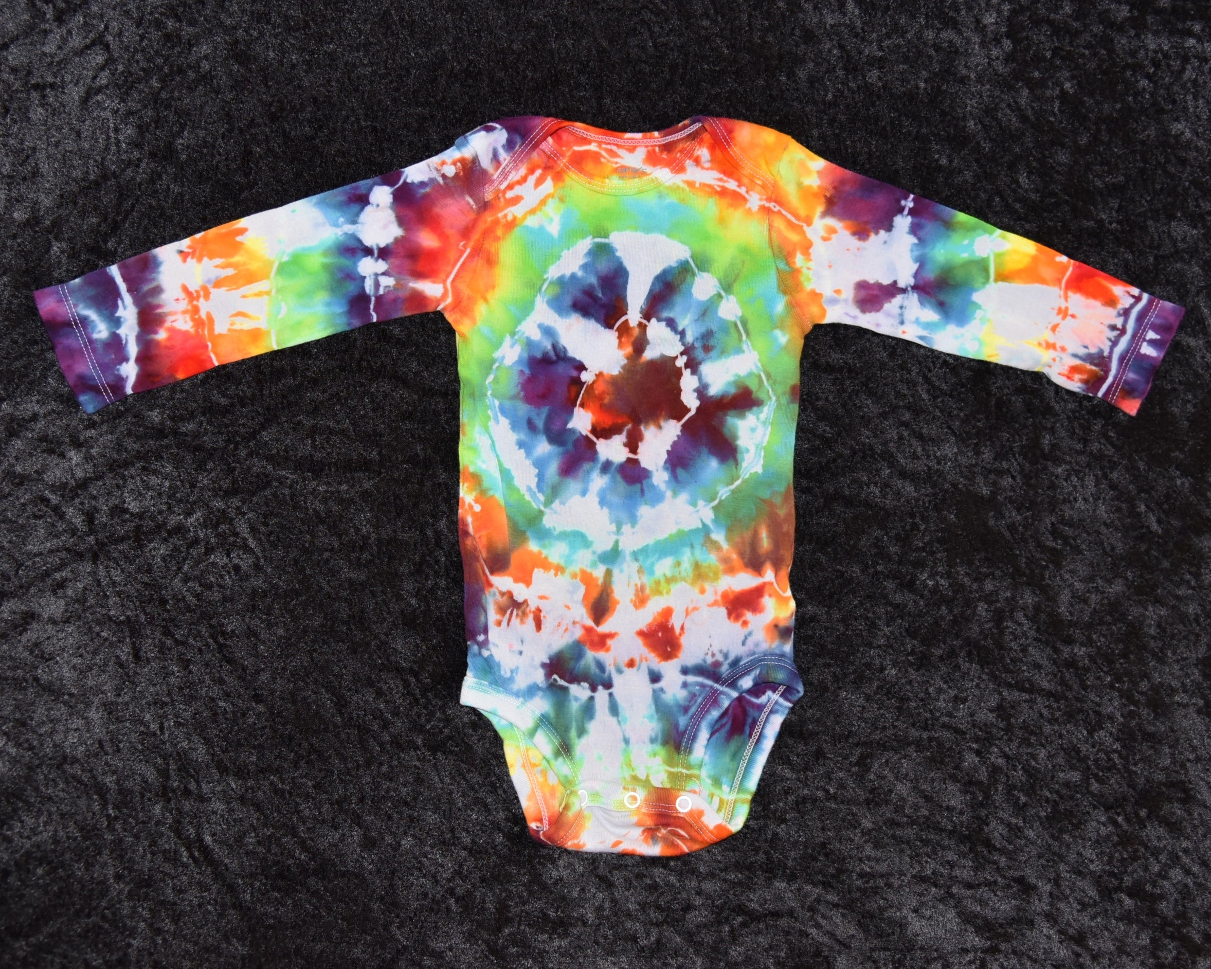 18 mo. bodysuit - Rainbow Bullseye