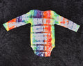 18 mo. bodysuit - Rainbow Vertical Stripes
