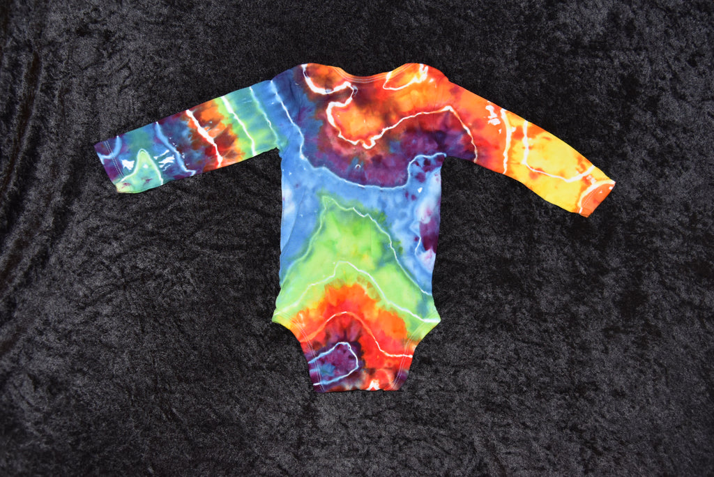 24 mo. bodysuit - Rainbow Geode