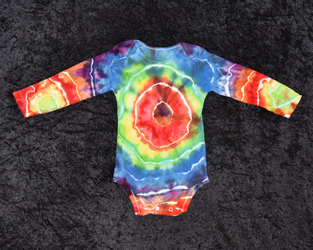 24 mo. bodysuit - Rainbow Bullseye