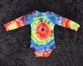 24 mo. bodysuit - Rainbow Bullseye