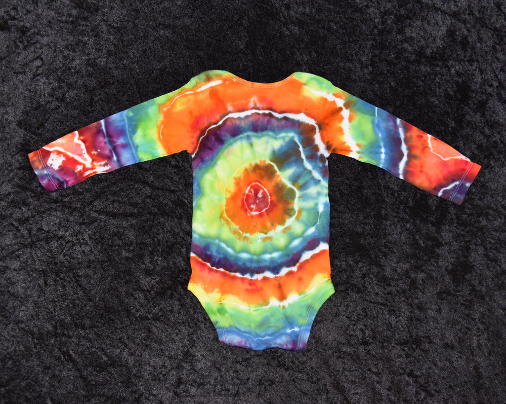 24 mo. bodysuit - Rainbow Bullseye
