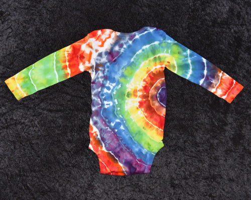 24 mo. bodysuit - Rainbow Side Bullseye
