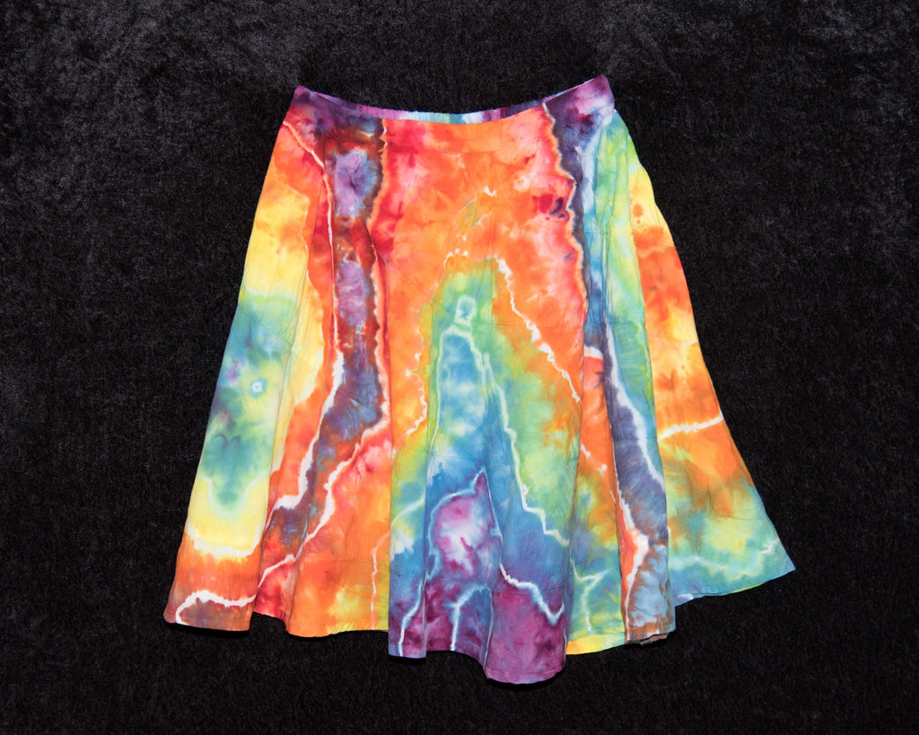 Toddler Size 8 - Twirl Skirt - Rainbow Geode