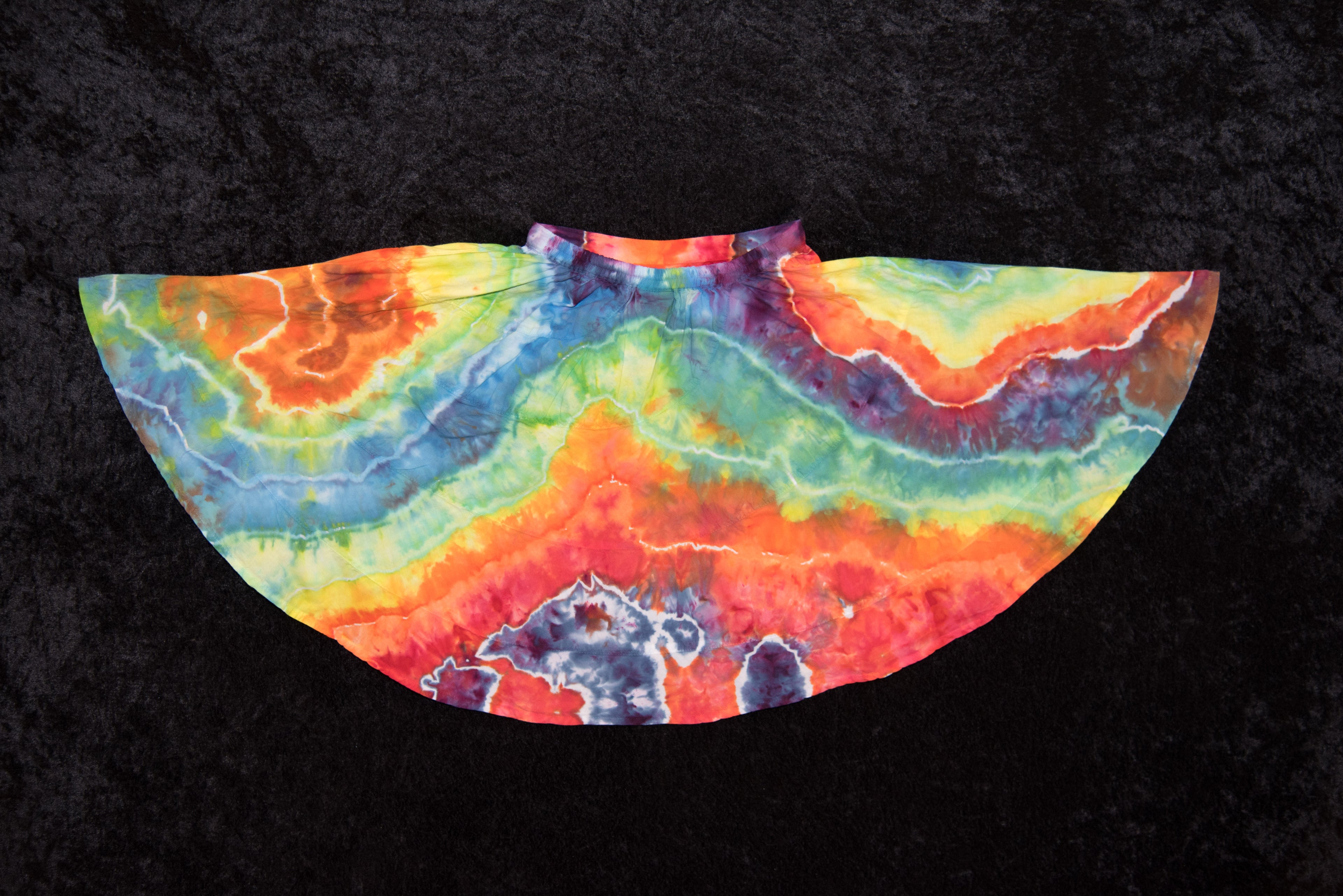 Toddler Size 8 - Twirl Skirt - Rainbow Geode
