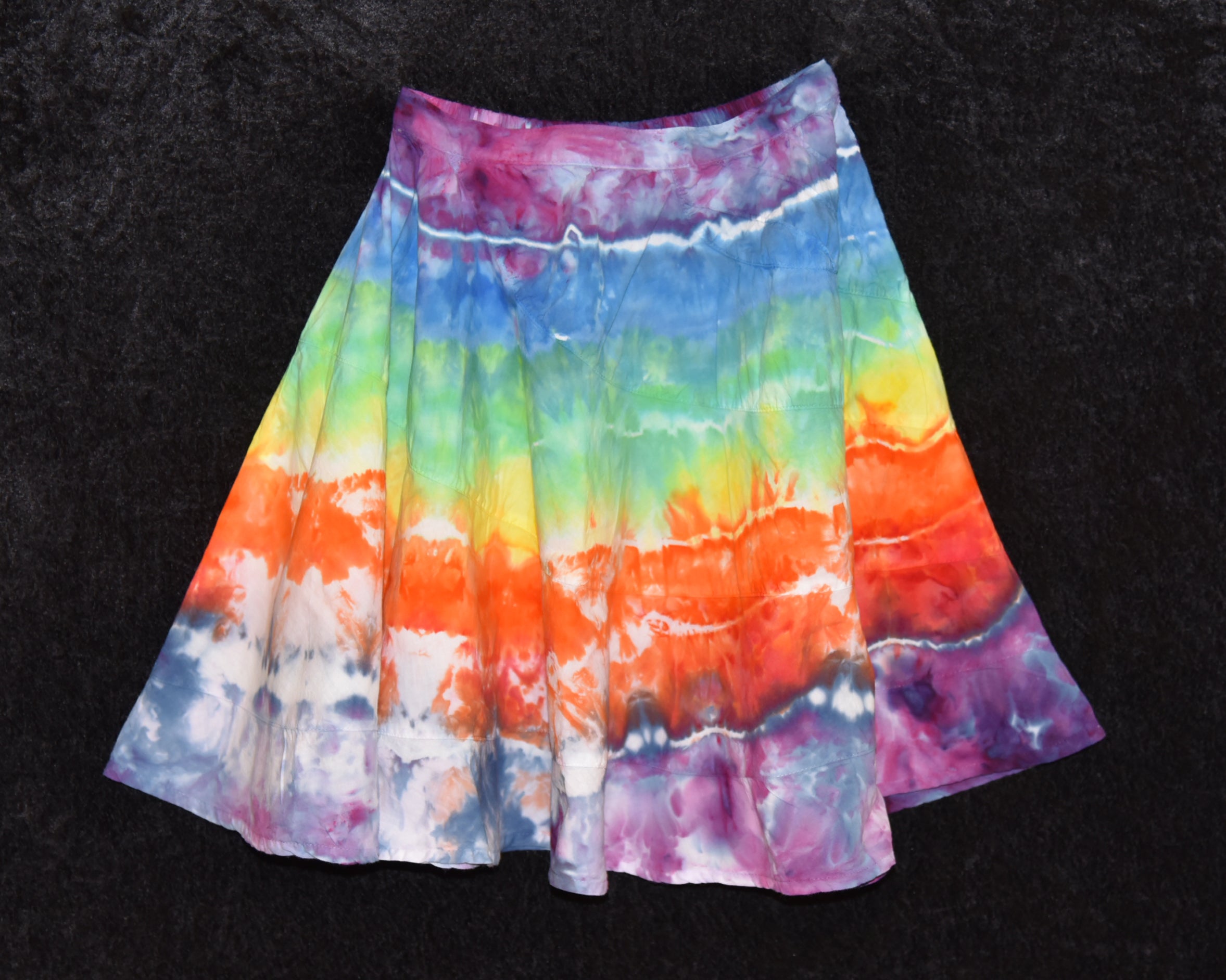 Toddler Size 8 - Twirl Skirt - Rainbow Stripes
