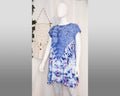 Short Sleeve Dress - Large - Purple