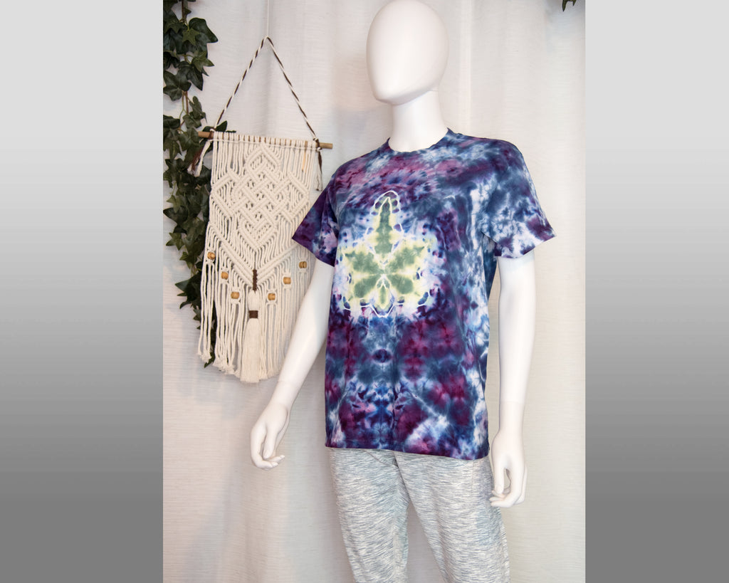 S (adult) - T-Shirt - Leaf Pattern