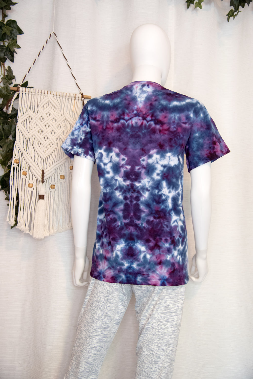 S (adult) - T-Shirt - Leaf Pattern