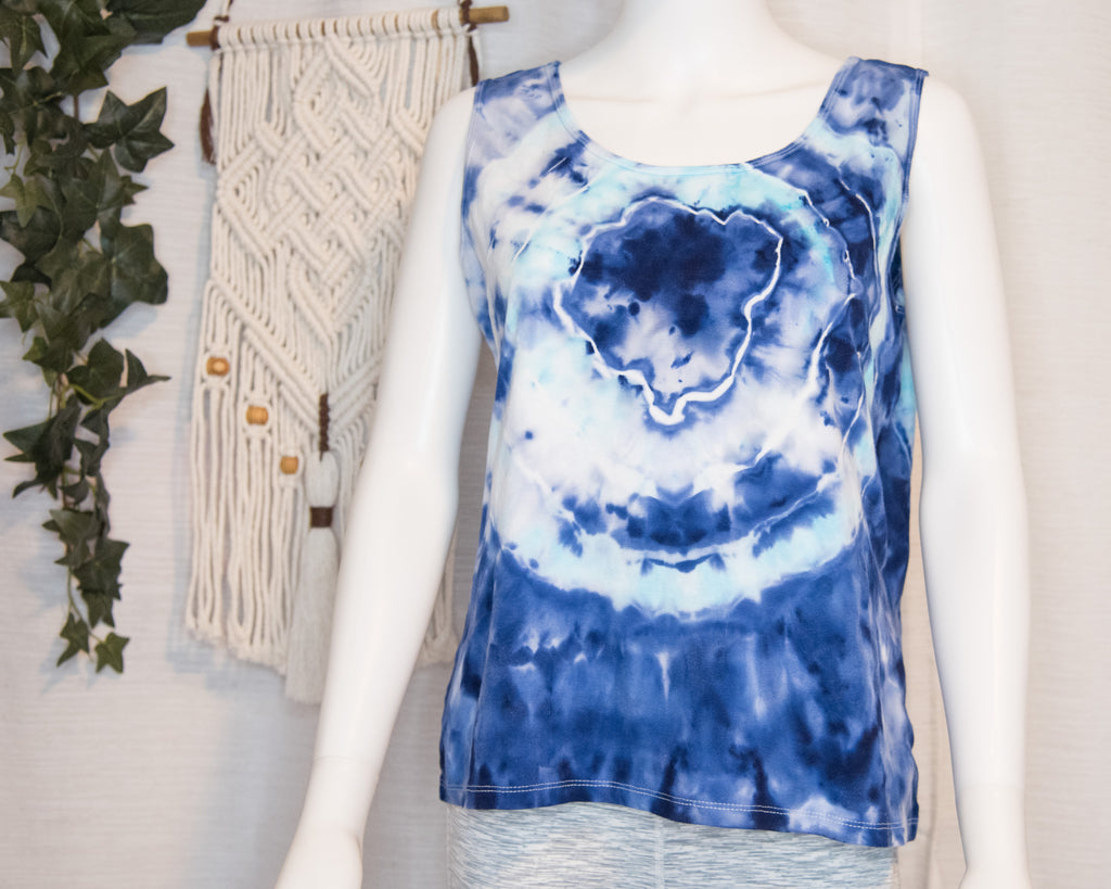 Women's Tank Top - Extra Large - Blue Circle