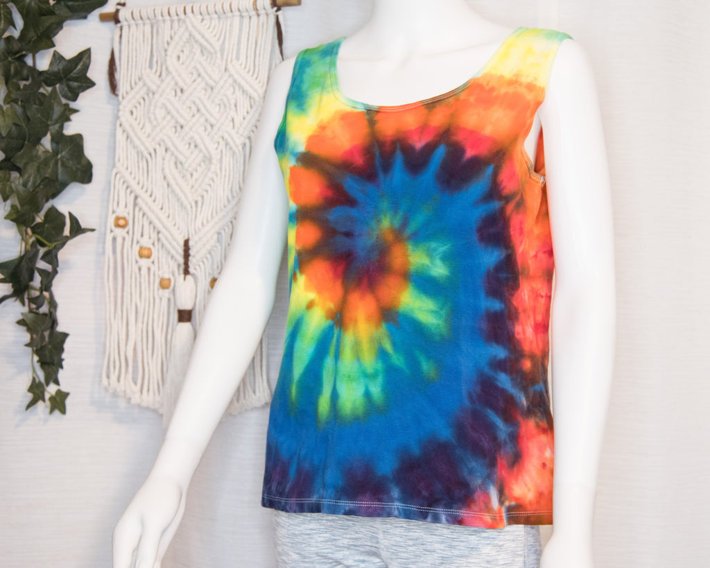 Women's Tank Top - Extra Large - Rainbow Spiral