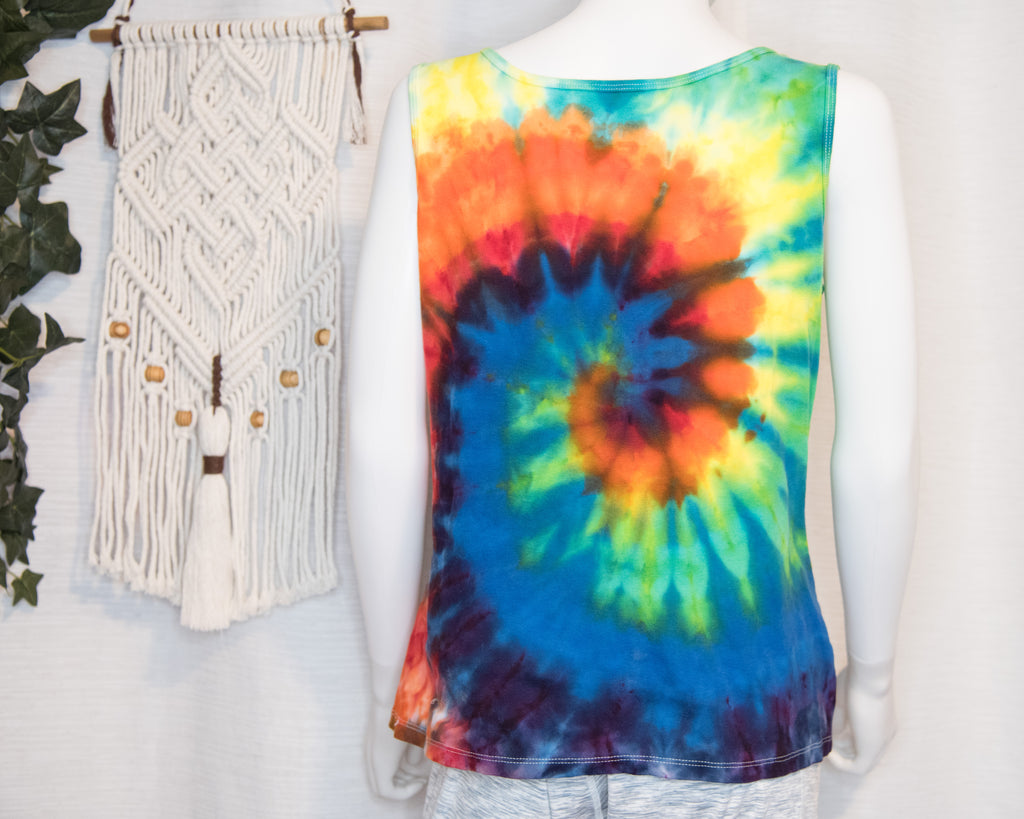 Women's Tank Top - Extra Large - Rainbow Spiral
