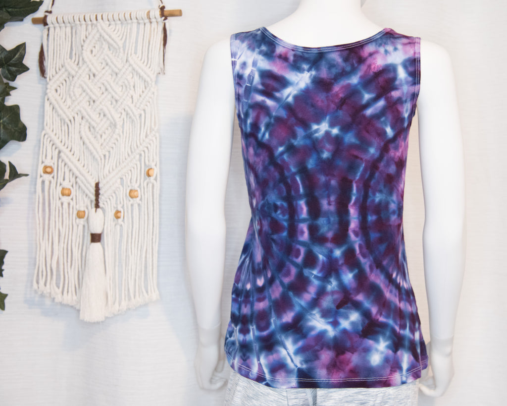 Women's Tank Top - Medium - Purple Arcs